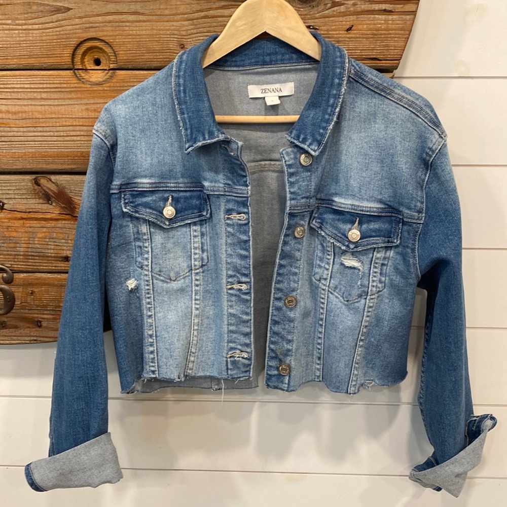 Cropped Jean jacket